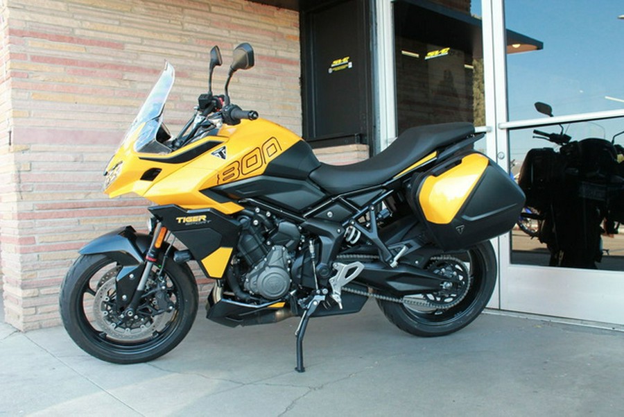 2026 Triumph Tiger Sport 800 Cosmic YellowSapphire Black