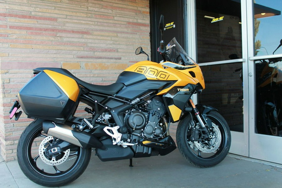 2026 Triumph Tiger Sport 800 Cosmic YellowSapphire Black
