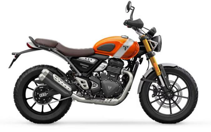 2026 Triumph Scrambler 400 X Baja Orange/Aluminium