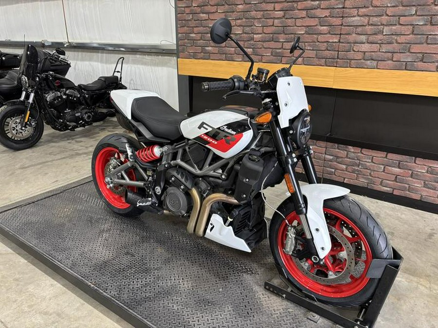 2023 Indian Motorcycle® FTR Sport White Lightning/Indy Red
