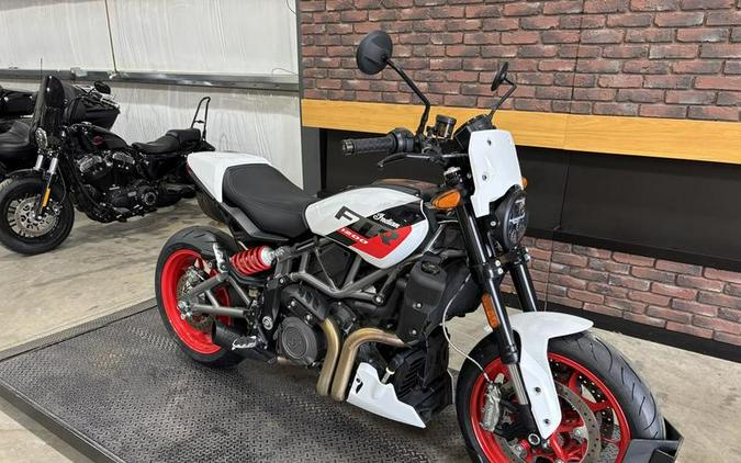 2023 Indian Motorcycle® FTR Sport White Lightning/Indy Red
