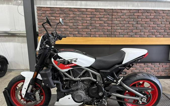 2023 Indian Motorcycle® FTR Sport White Lightning/Indy Red