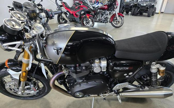 2024 Triumph Thruxton RS Jet Black / Silver Ice