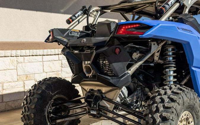 New 2024 CAN-AM MAVERICK X3 MAX X RS WITH SMARTSHOX TURBO RR DAZZLING BLUE AND CARBON BLACK