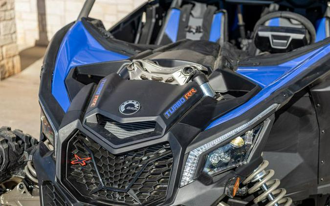 New 2024 CAN-AM MAVERICK X3 MAX X RS WITH SMARTSHOX TURBO RR DAZZLING BLUE AND CARBON BLACK