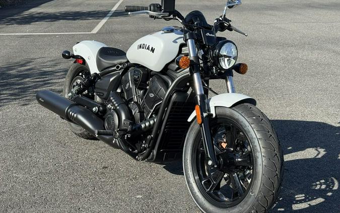 2025 Indian Scout Sixty Bobber Limited Ghost White Metallic S