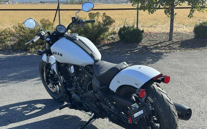 2025 Indian Scout Sixty Bobber Limited Ghost White Metallic S