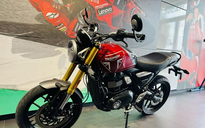 2025 Triumph Speed 400 Carnival Red / Storm Grey
