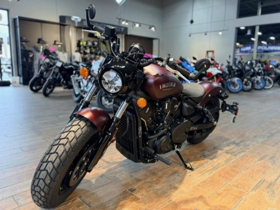 2026 Indian Scout Bobber Limited +Tech Maroon Metallic Smoke