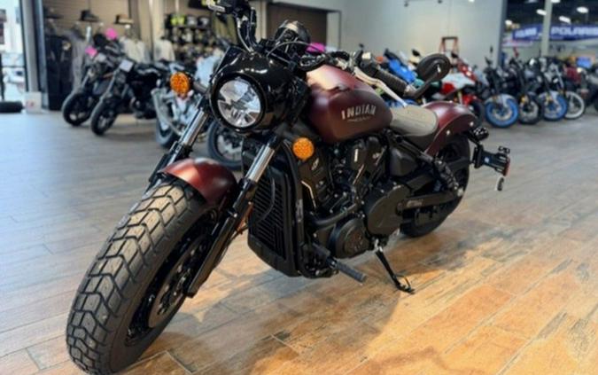 2026 Indian Scout Bobber Limited +Tech Maroon Metallic Smoke