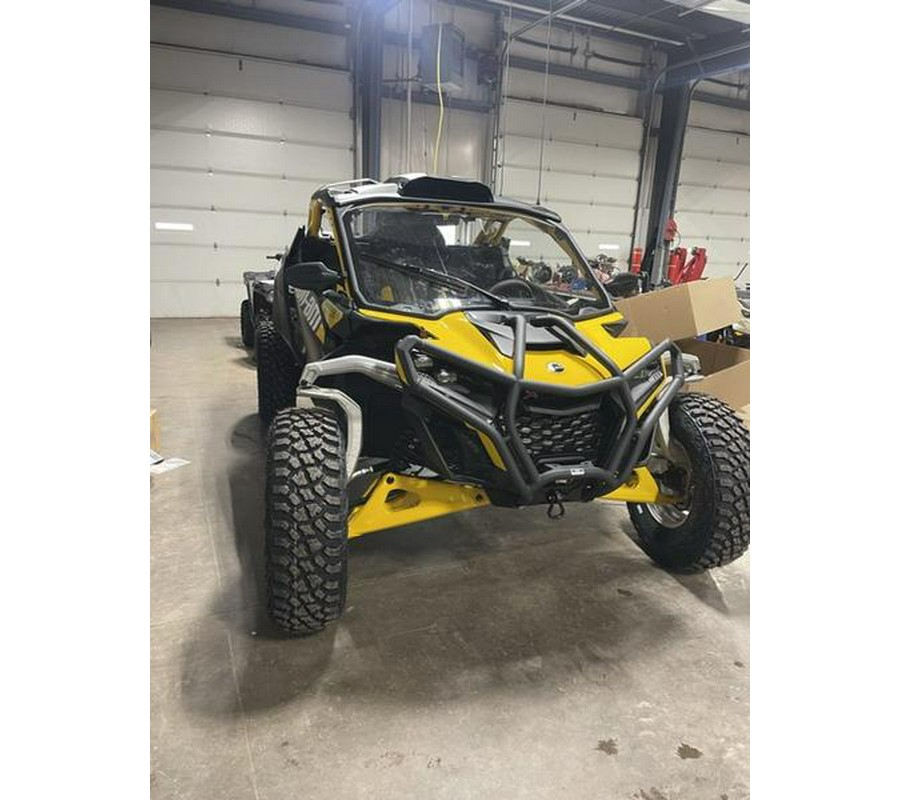 2024 Can-Am® Maverick R X RS with Smart-Shox Carbon Black & Neo Yellow