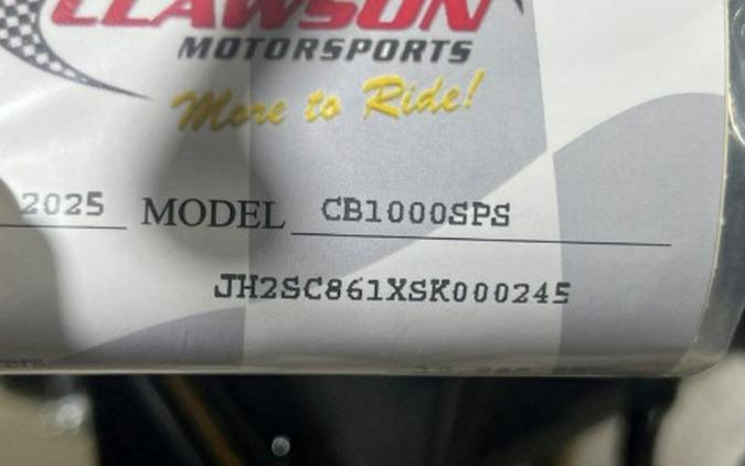 2025 Honda CB1000 Hornet SP