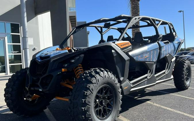 2026 Can-Am® Maverick X3 MAX DS Turbo Scandi Blue & Orange Crush