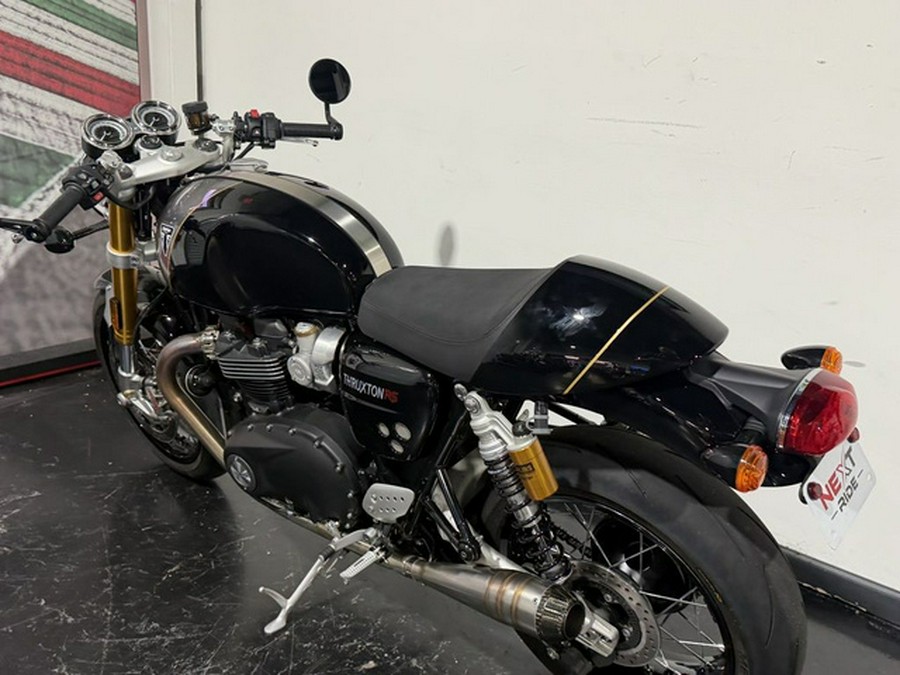 2024 Triumph Thruxton RS Jet Black Silver Ice