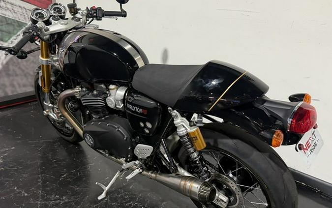 2024 Triumph Thruxton RS Jet Black Silver Ice