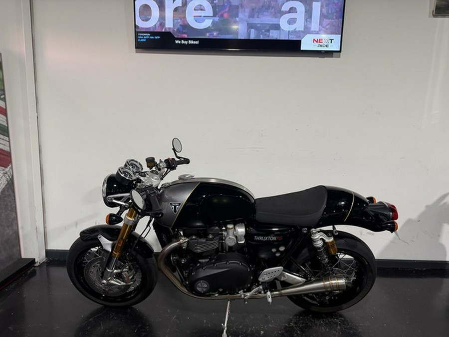 2024 Triumph Thruxton RS Jet Black Silver Ice
