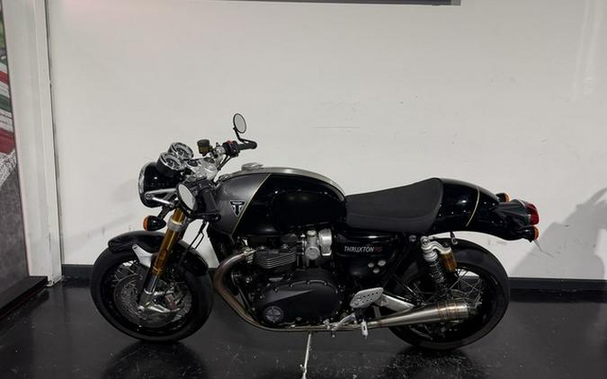 2024 Triumph Thruxton RS Jet Black Silver Ice