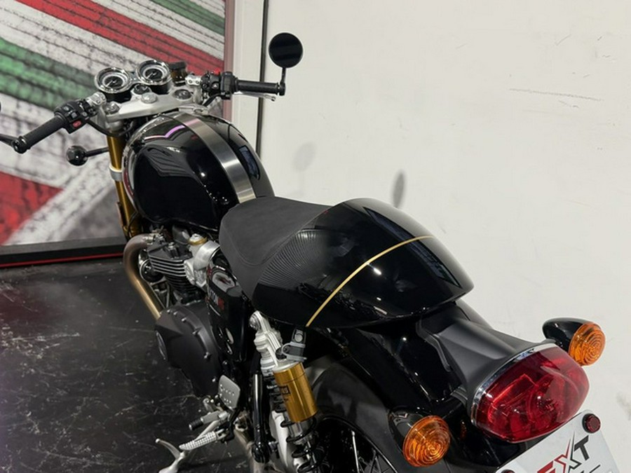 2024 Triumph Thruxton RS Jet Black Silver Ice