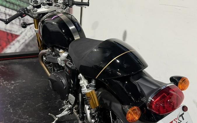 2024 Triumph Thruxton RS Jet Black Silver Ice
