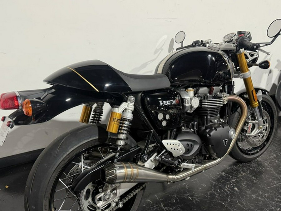 2024 Triumph Thruxton RS Jet Black Silver Ice