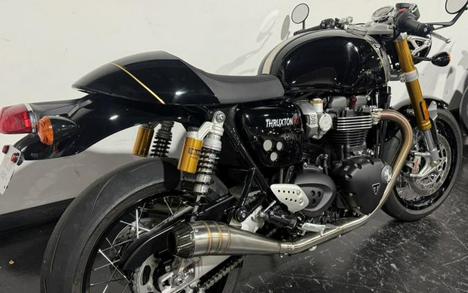 2024 Triumph Thruxton RS Jet Black Silver Ice