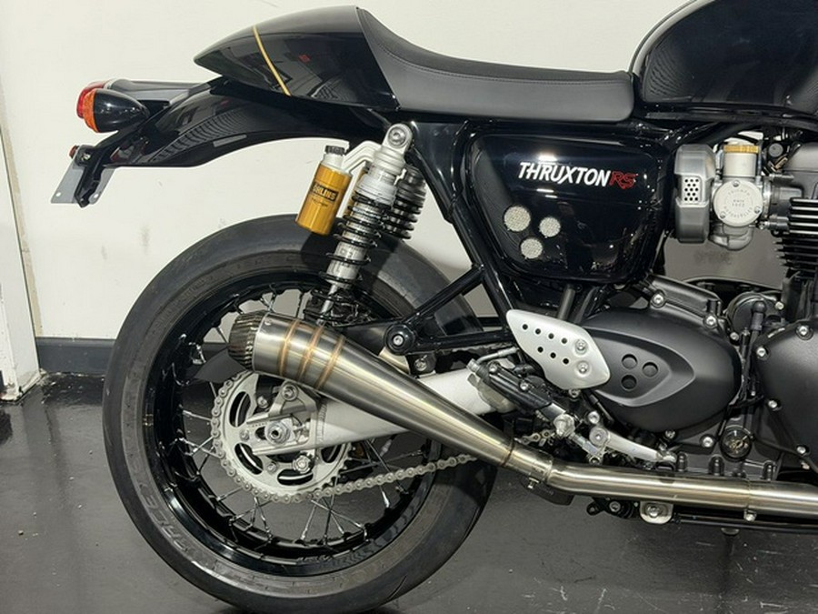 2024 Triumph Thruxton RS Jet Black Silver Ice