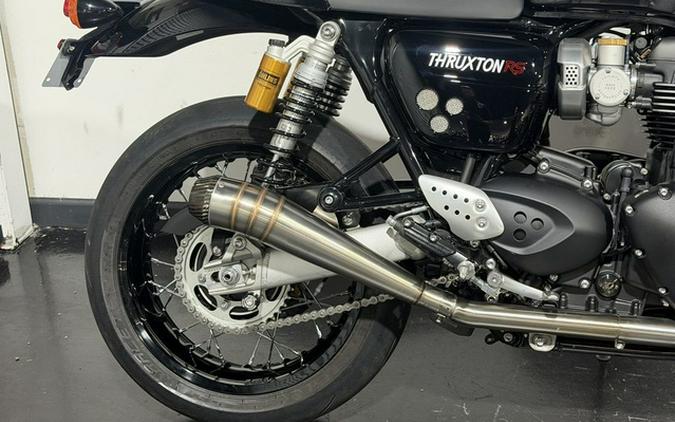 2024 Triumph Thruxton RS Jet Black Silver Ice