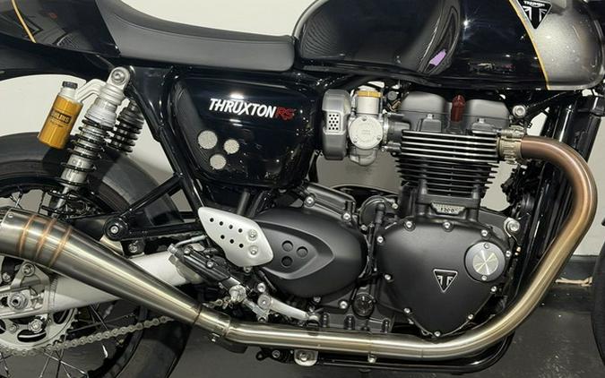 2024 Triumph Thruxton RS Jet Black Silver Ice