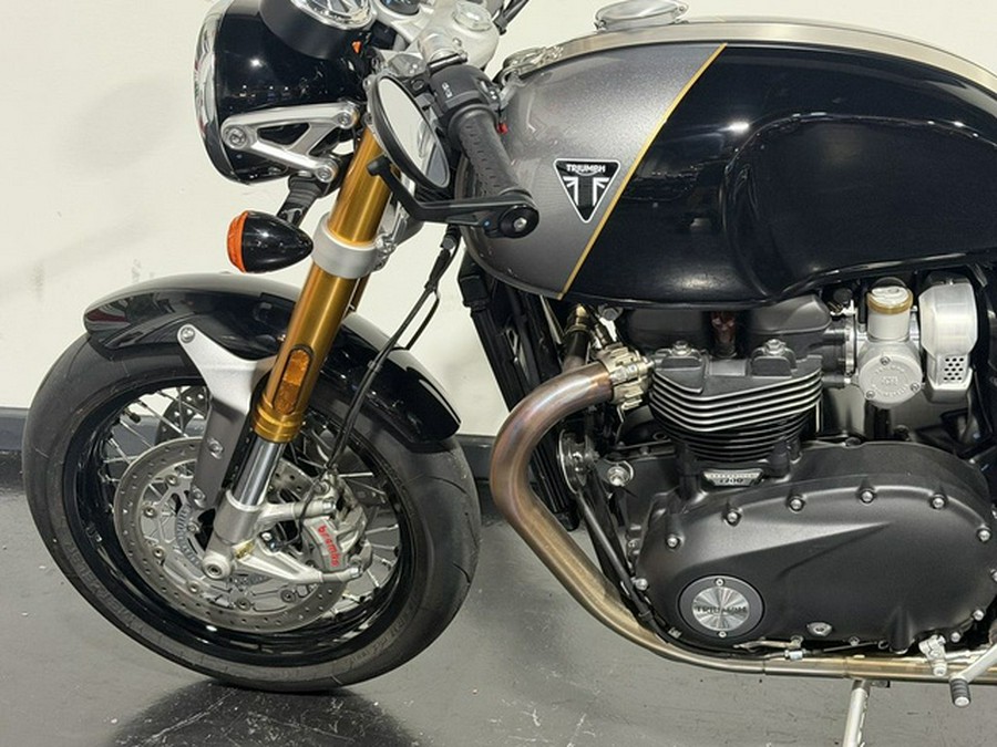 2024 Triumph Thruxton RS Jet Black Silver Ice