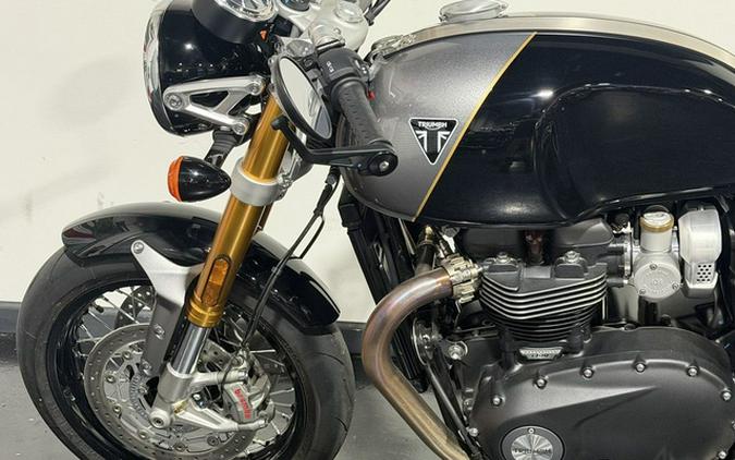 2024 Triumph Thruxton RS Jet Black Silver Ice