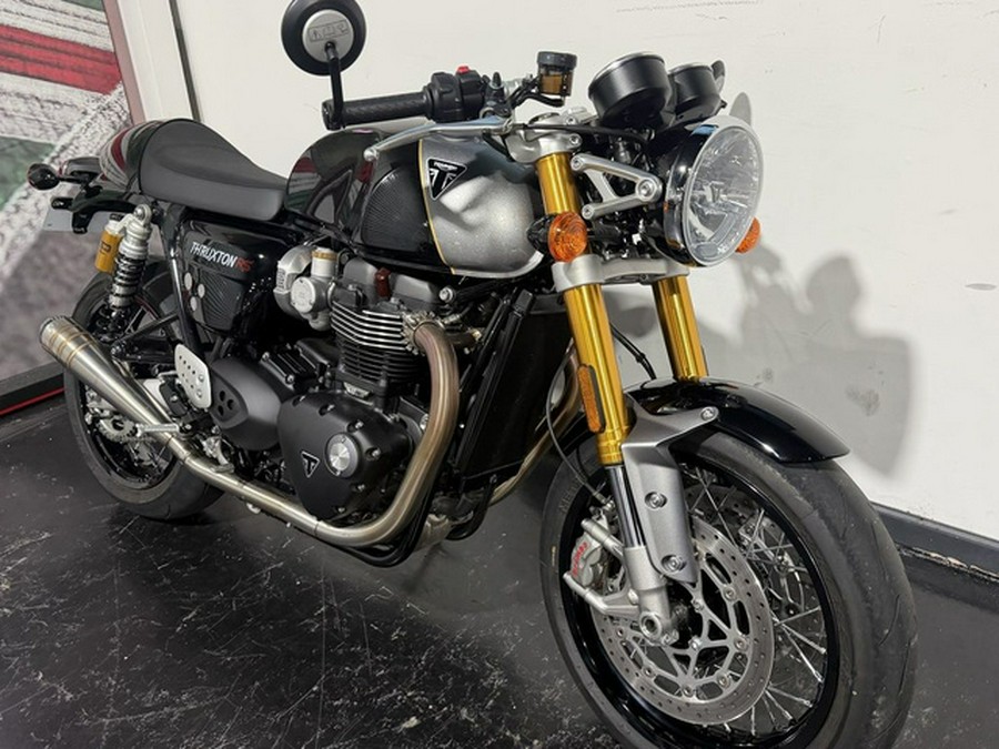 2024 Triumph Thruxton RS Jet Black Silver Ice