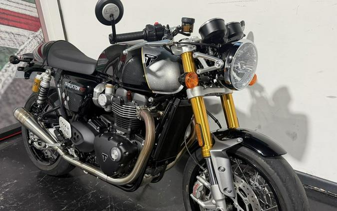 2024 Triumph Thruxton RS Jet Black Silver Ice