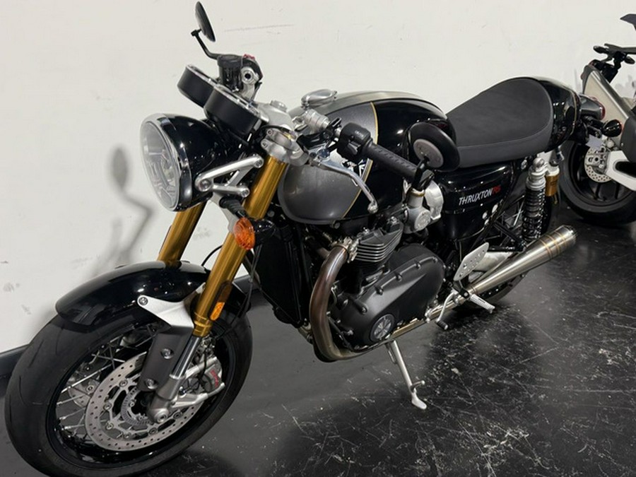 2024 Triumph Thruxton RS Jet Black Silver Ice