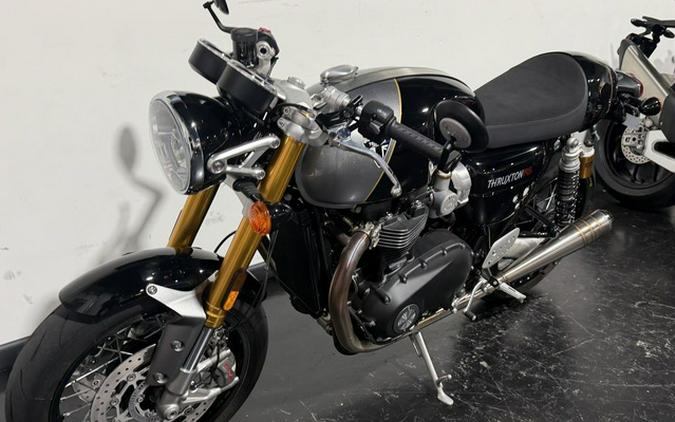 2024 Triumph Thruxton RS Jet Black Silver Ice