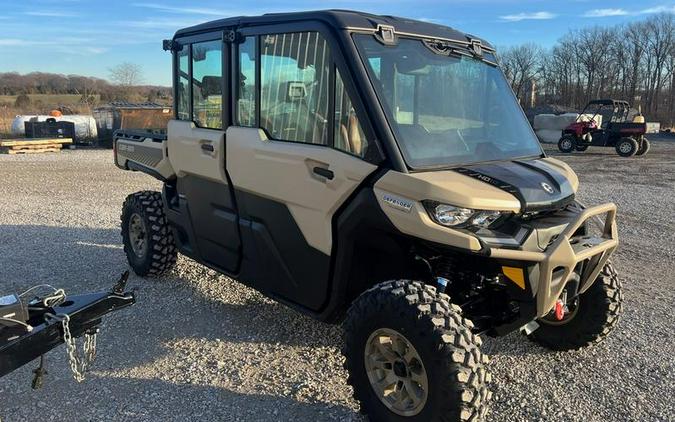 2024 Can-Am® Defender MAX Limited HD10 Desert Tan & Timeless Black