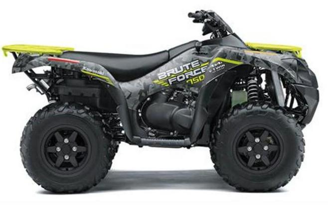 2023 Kawasaki Brute Force® 750 4x4i EPS Fragment Camo Gray