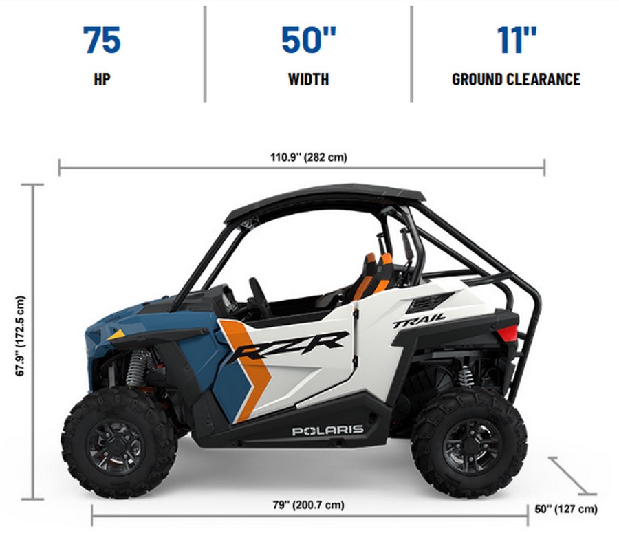 2024 Polaris Industries RZR TRAIL ULTIMATE STORM BLUE