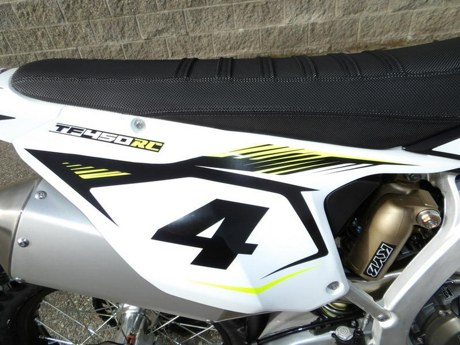 2025 Triumph TF 450-RC Edition Jet Black/Pure White