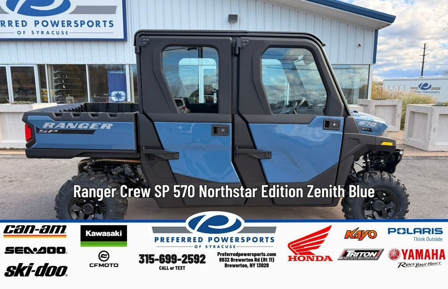2026 Polaris Ranger Crew SP 570 Northstar Edition Zenith Blue