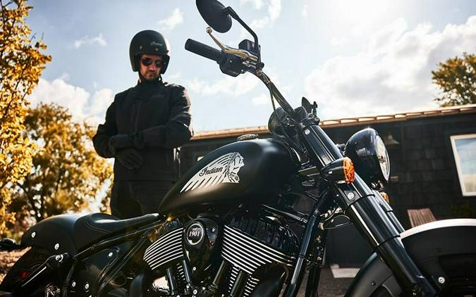 2025 Indian Motorcycle CHIEF BOBBER DARK HORSE, STORM GRAY, 49S Dark Horse®