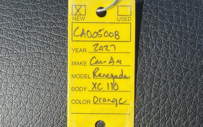 2027 Can-Am Renegade X Xc 110 EFI