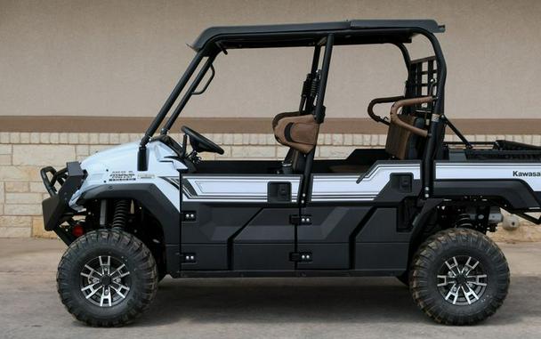 New 2024 KAWASAKI MULE PROFXT 1000 LE PLATINUM RANCH EDITION METALLIC STARDUST WHITE