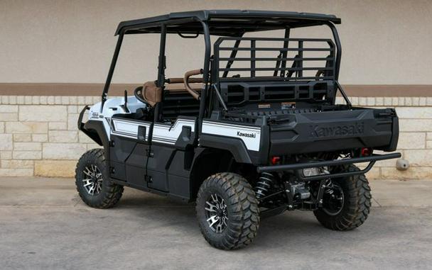 New 2024 KAWASAKI MULE PROFXT 1000 LE PLATINUM RANCH EDITION METALLIC STARDUST WHITE