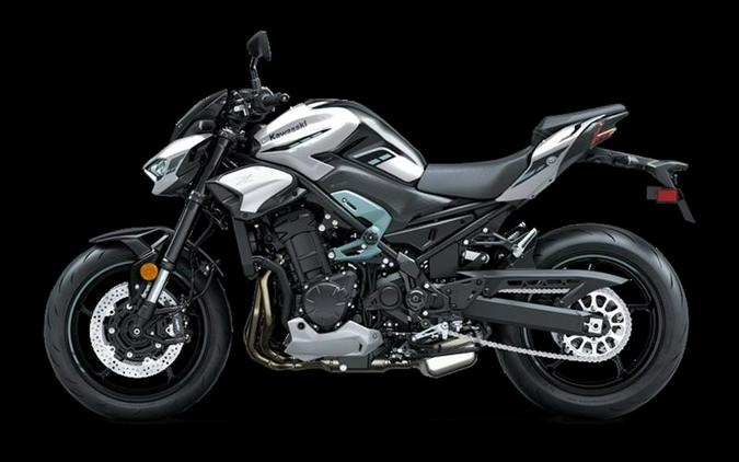 2025 Kawasaki Z900 ABS Galaxy Silver/Metallic Spark Black