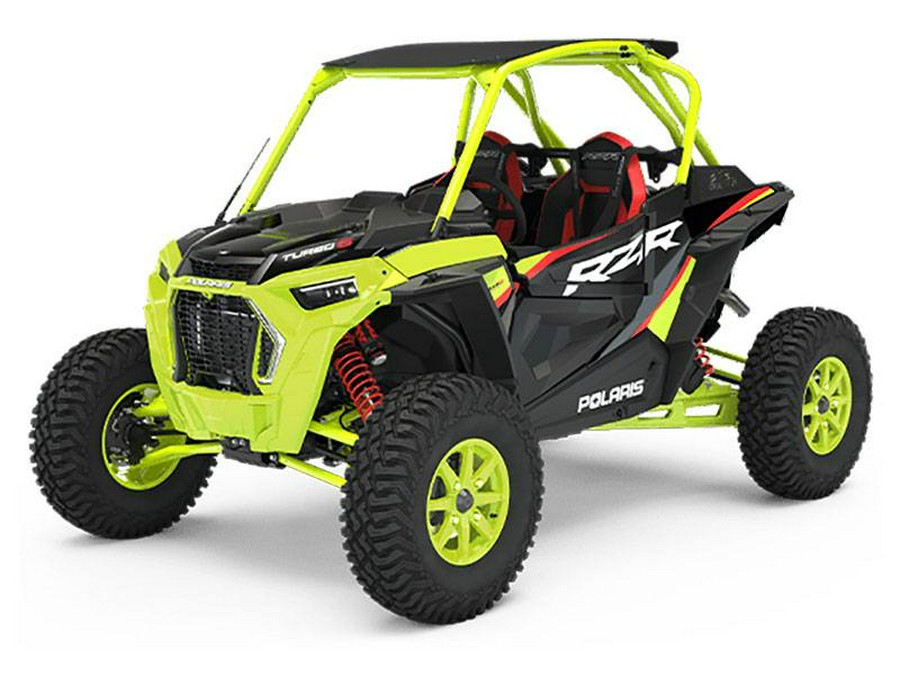 2021 Polaris RZR Turbo S Lifted Lime LE