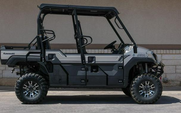 New 2024 KAWASAKI MULE PROFXT 1000 LE RANCH EDITION METALLIC TITANIUM