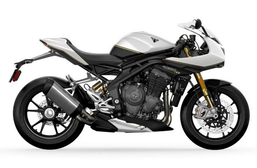 2024 Triumph Speed Triple 1200 RR Crystal White Storm Grey