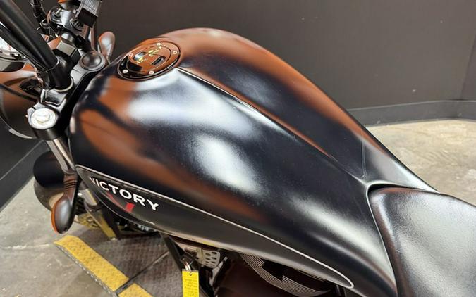 2015 Victory Motorcycles High-Ball Suede Black With Silver Pinstripes