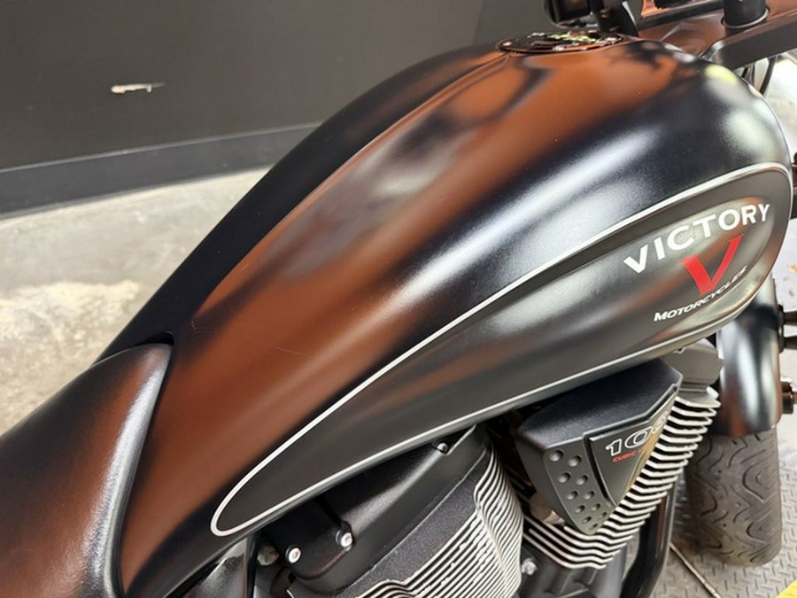 2015 Victory Motorcycles High-Ball Suede Black With Silver Pinstripes