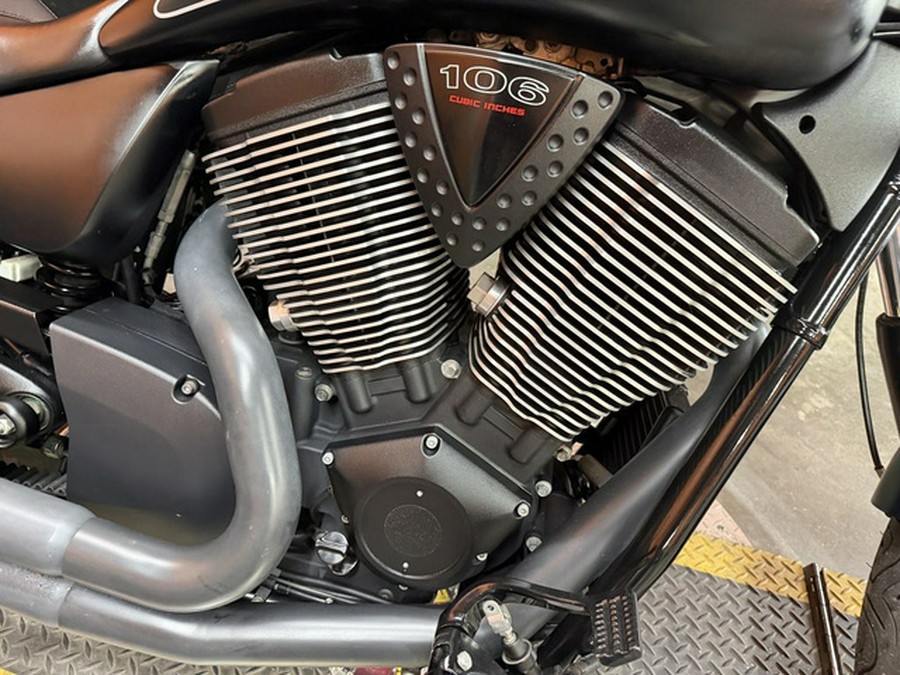 2015 Victory Motorcycles High-Ball Suede Black With Silver Pinstripes